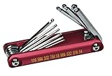 Performance Tool 20146 Aluminum 9-Piece SAE Hex Key Set [並行輸入品]
