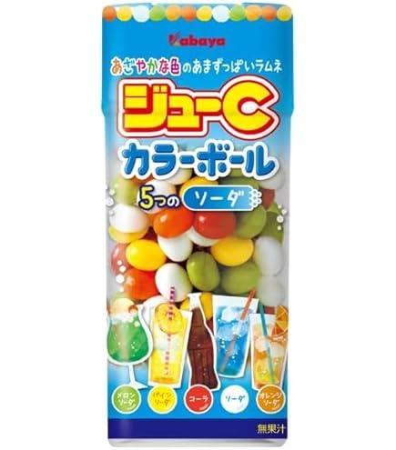 Amazon | カバヤ食品 ジューCカラーボールソーダ 35g | カバヤ食品