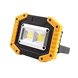 OUGUAN LED 充電式 投光器 30W ポータブル 作業灯 緊急照明 屋外照明 ワークライト usb 充電式 LED投光器