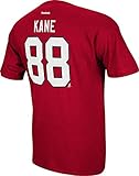 Patrick Kane Chicago Blackhawks Red Jerseyスタイル名前と番号Tシャツ L レッド
