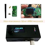 ポータブルサイズOLEDディスプレイアルミニウムシグナルレシーバMMDVMホットスポットサポートP25 DMR YSF +ラズベリーパイ+ OLED +エアリアル+ケース（カラー：ブラック）