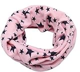 K+Mee ベビー 子供用品 キッズ 男の子 女の子 マフラー スヌード スカーフ 襟巻 ネックウォーマー 星柄 防寒　柔らか 春秋冬 お出かけ 遊び ふわふわ かわいい おしゃれ 一ヶ月から10歳子