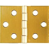 NATIONAL MFG/SPECTRUM BRANDS HHI N211-870 Solid Brass Hinge with Screws (2 Pack), 1-1/2" [並行輸入品]