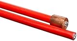 Brady 50956 20' Length, 3/16" Diameter, Red Color Sheathed Metal Cable [並行輸入品]