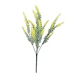 Perfk 人工ラベンダー　ブライダルブーケ　人工花　ブライダルフラワー　全４色選べる - イェロー