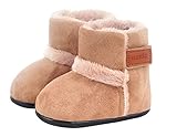 Ozkiz Baby Toddler Kids Children Girls Boys Winter Warm Boot Fur Lined Outdoor Snow Boots bg 8M