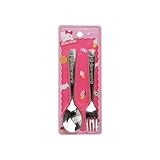 Lock & Lock Hello Kitty Cookie All Stainless Steel Spoon Fork Set by LockandLock [並行輸入品]