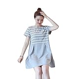 Jocolate(ジョコレート) マタニティ 授乳服 ワンピース 半袖 春 夏 ボーダー 妊婦服 産前 産後 フォーマル 可愛い ２色
