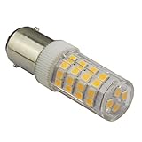 REELCO 4-pack Ba15d Double Contact Bayonet Base LED Light Bulbs 120 Volts 5 Watts Daylight 2700k T3/