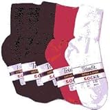 Trimfit Girls Single Cuff Socks US サイズ: L カラー: ホワイト