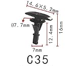 パネル (トリム) クリップ リベット FORD系 パネル用 PF-C35 10個