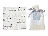 Precious Gifts Baby Swaddle Blanket- Perfect Baby Shower or Registry Gift for Newborn Boys and Girls