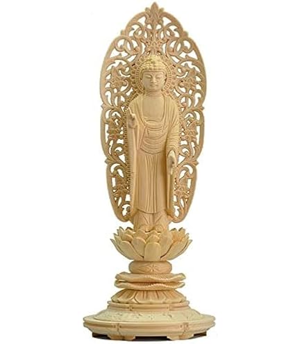 Amazon｜仏壇屋 滝田商店 西阿弥陀如来(浄土真宗本願寺派) 合金製 中