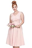 Voodoo Vixen - Women's Lauren Peach Lace Dress S