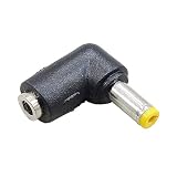 MaxLinker (マックスリンカー) DC端子サイズ変換 L型アダプタ (メス側 外径3.8mm 内径1.4mm / オス側 外径5.5mm 内径2.5mm) DCアダプタサイズ変換に 電力24v 5Aまで対応 (メス側 外径3.8mm 内径1.4mm / オス側 外径5.5mm 内径2.5mm)