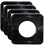 Khy (4 ) 8 " x 8 " Heavy Dutyブラックスチール正方形再利用可能な絞らパンガスバーナーBib Liner Covers