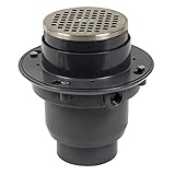 tp312 N 3-inch TrueセットPVCフランジ付きDrain with 5インチラウンドブロンズStrainer withリング