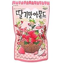 Amazon 新商品 いちご味アーモンド210gx1袋 ハニーバター アーモンド シリーズ イチゴ お菓子 おつまみ 甘いもの 韓国 お菓子 ナッツ お土産 C C かわいいお菓子 Seven 7 ナッツ 通販