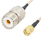 １m M-SMA M型メス←→SMA-P（オス）受信機用アンテナ用変換ケーブル高耐久RG-316同軸ケーブル
