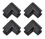 HG-X 8 PCS Thick Baby Safety Softener Table Edge Guard Protector / Corner Cushions (Black) [並行輸入品]