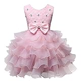 hibote 花柄　可愛い　ガール　ズプリンセス　誕生日　ウェディング　パーティー　ダンス　発表会　ドレス ピンク 80cm