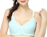 Nicellyer 女性のプラスサイズの綿のアンダーワイヤーブラ授乳racerback Pattern5 85C