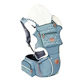 SkySea 通気性多機能 頑丈な抱っこ紐 乳児/幼児 抱っこひも 赤ちゃん ベビーキャリア おしゃれ ブルー