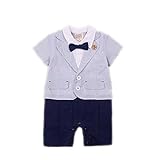 ベビー キッズ 赤ちゃん 子供服 洋装フォーマル 紳士風 男の子 半袖 カバーオール ロンパース 春夏 結婚式 お宮参り 七五三 節句 入園式 入学式 出産祝い ギフトxw006a