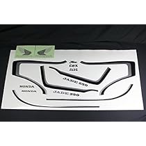 Amazon.co.jp: ジェイド250用 CBX2型 赤白タイプライン 