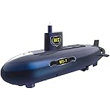 ラジコン潜水艦RC潜水艦モデル充電式RCボート水槽用防水ダイビング水槽幼児用の安全なおもちゃ子供用のクリスマスプレゼント