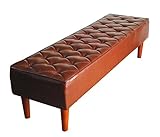 3人掛け 2人掛け 大きめ ソファー レザー ソファ PVC ベンチ チェア 北欧 アンティーク ローソファー 待合椅子 ベンチチェアー 長椅子 ダイニング ブラウン …