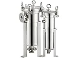 BJY バッグフィルターハウジング φ180×420mm用（アイボルトクランプ/Rc仕様）