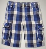 GAP（ギャップ）ギンガムチェック ハーフパンツ（青色） (12-18M（1歳-1歳半）) [並行輸入品]