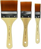 Royal Large Area Brush Set - Gold Taklon Medium by Royal & Langnickel