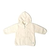 [カシウエア] kashwere ベビーパーカー Baby HoodieJackets Cream 6-12m（6～12カ月）[並行輸入品]