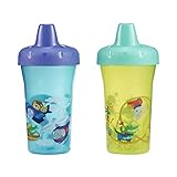 The First Years Simple Sippy Cup - 9oz, 2 pack, Orange and Green by The First Years