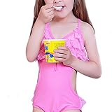 Spinas(スピナス) キッズ ベビー 水着 おしゃれ 子供服 兼用　90 105　120 海　プール 全5色 ピンク　水色 パープル　コーラルピンク　ローズピンク (90, ピンク)