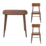 天然木 ダイニングテーブル&amp;チェア セット テーブル チェア 食卓 ダイニング 〔テーブル＋チェア2脚セット〕