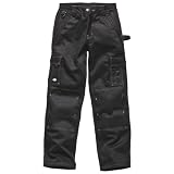 (ディッキーズ) Dickies メンズ インダストリー300 ツートーン ワークトラウザーズ 作業服ボトムス 作業着ズボン 作業用パンツ 男性用 (36R) (ブラック)