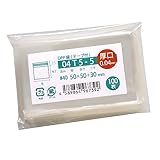 OPP袋 厚口 テープ付 国産 50x50mm 100枚 04T5-5（厚口） [M便 1/5]