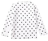 Plus Nao(プラスナオ) トップス カットソー ロンT 長袖 カジュアル 水玉 ドット 柄 キッズ 子供服 子供 こども 女の子 女児 かわいい おし グレー 140