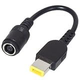 KAUMO DCプラグ変換 メス(DC7.9/5.5mm) → オス(レノボ角型プラグ) ACアダプター変換 レノボ/ThinkPad/Lenovo/NECなどに対応
