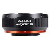 K&F CONCEPT マウントアダプター ニコン対応 マイクロフォーサーズ マウント 変換 NIK(G)-M4/3 Nikon対応 Fマウント Gタイプ- Micro 4/3マウント変換 PROⅡ 艶消し仕上げ 反射防止 無限遠実現 メーカー直営店