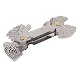 uxcell スクリューピッチゲージ 　0.25?6mm　メトリック　4-62G　ウィットワース　52ブレード