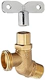 B and K Industries 102-333HC 1/2-Inch MIP Brass No Kink Hose Bibb [並行輸入品]