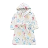 Juleyaing ベビーバスローブ フード付き ローブパジャマ 春秋冬用 子供用 温度制御 通気性抜群