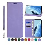 OPPO Reno9 A ケース 手帳型 Oppo Reno7 A ケース OPG04 ケース A201OP ケース 高質PUレザー A301OP ケース OPPO Reno 7A カバー 耐衝撃 オッポ Reno 7A 手帳 ケース 内蔵マグネット開閉式 ベルトなし スマホケース おしゃれ カードポケット スタンド機能 便利 スプラット同梱 携帯ケース(ライトパープル)