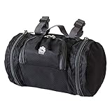 GORIX ゴリックス 自転車用 フロントバッグ 自転車 ハンドルバッグ ロードバイク ブラック(B15)