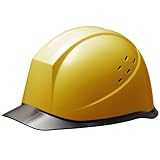 [ミドリ安全] ヘルメット 作業用 PC製 通気孔付 クリアバイザー ズレ防止 SC12PCLV RA ホワイト/スモーク