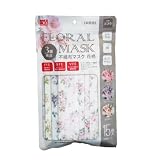 フローラルマスク 不織布マスク ローズ柄 ふつうサイズ 飛沫 花粉 ほこり PM2.5